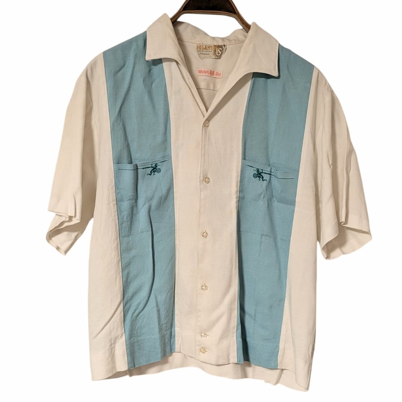 50's〜60's IOLANI Wakin & Joe Shirt Made in Hawa