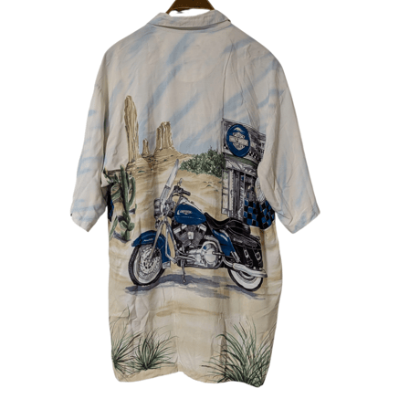 90's〜00's Harley-Davidson Scenic Button Shirt Made in USA