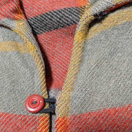 1940s–1950s Woolrich Plaid Wool Pullover Shirt