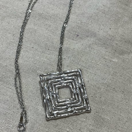 Geometry Silver Necklace