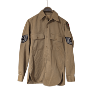 40s〜50s Style Chino Khaki Shirt