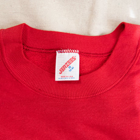 80s "JERZEES"Flock Print Sweat