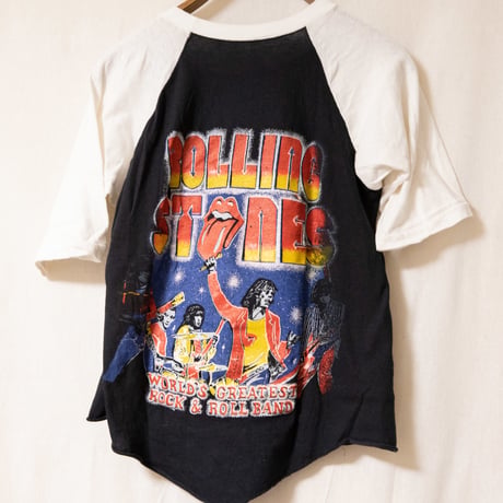 80's "Rolling Stones" Three-Quarter Sleeves Shirt