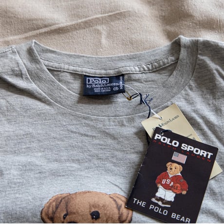 80~90's "POLO SPORT" Polo Bear Dead Stock T-Shirt