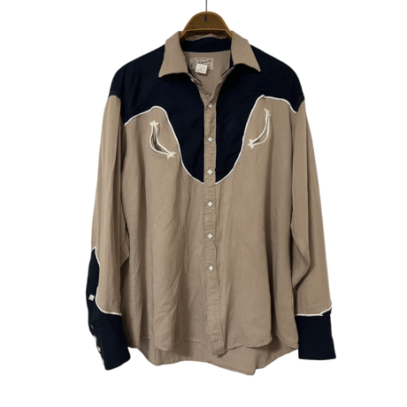 60~70s Rockmount Rayon Western Shirt