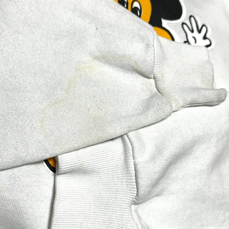 80's~"Mickey Mouse" Print Sweat Shirt