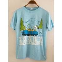 80's "SNOOPY" Print T-Shirt