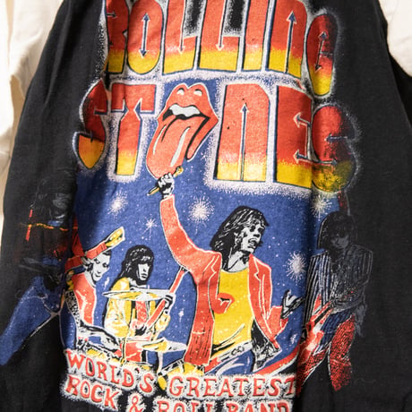 80's "Rolling Stones" Three-Quarter Sleeves Shirt