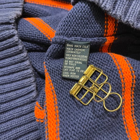 Reg”Polo by Ralph Lauren" Cotton Knit Border Design