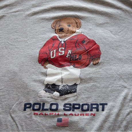 80~90's "POLO SPORT" Polo Bear Dead Stock T-Shirt
