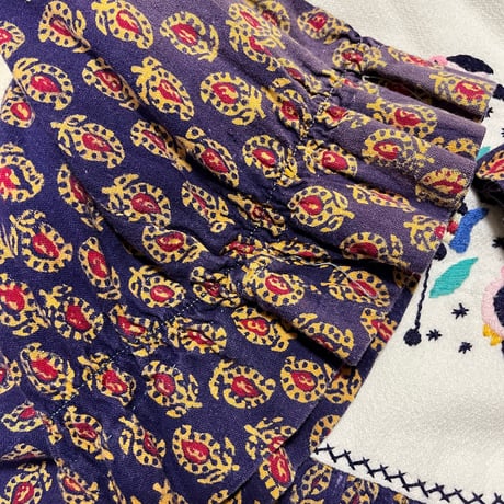 70's "INDIAN IMPORTS" Cotton Blouse