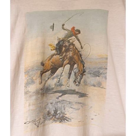 80~90's "Charles Marion Russell" Art T-Shirt