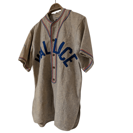 40s Buck Harvel Wool Baseball Shirt