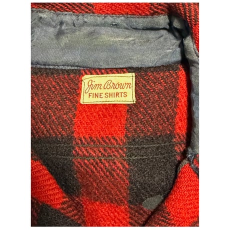 60's Jim Brown" Buffalo Check Shirt