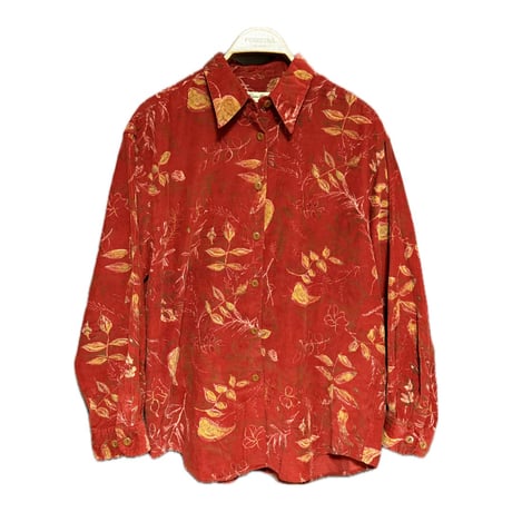 90's “Eddie Bauer” Corduroy Long Sleeve Shirt