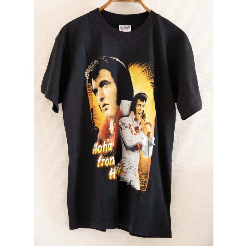 トップス Elvis Presley design poly shirt Elvis Presley design poly shirt