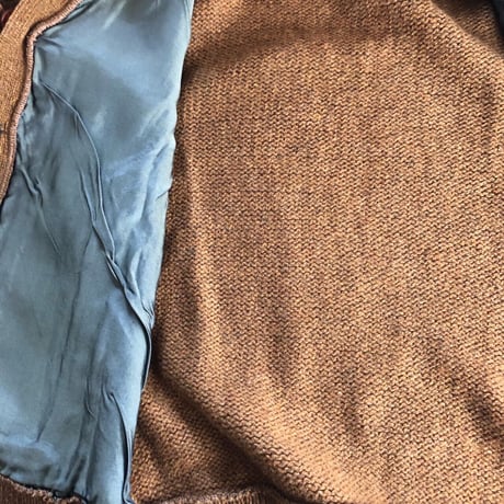 50~60's "NU KNIT" Shetland Wool Cardigan