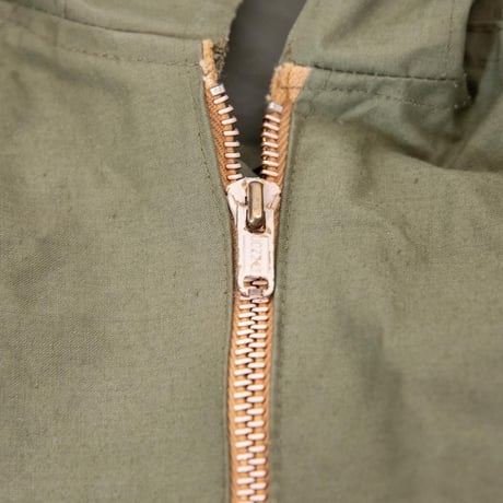 40~50's "U.S NAVY" Zip Up Rain Hoodie