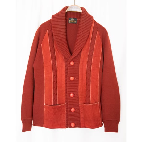 70's "CAMPUS" Shawl Color Cardigan