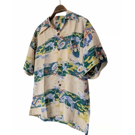 50's〜60's Andrade Japanese Pattern Hawaiian Shirt