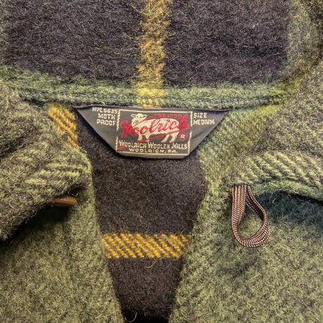 1940s–1950s Woolrich Plaid Wool Pullover Shirt