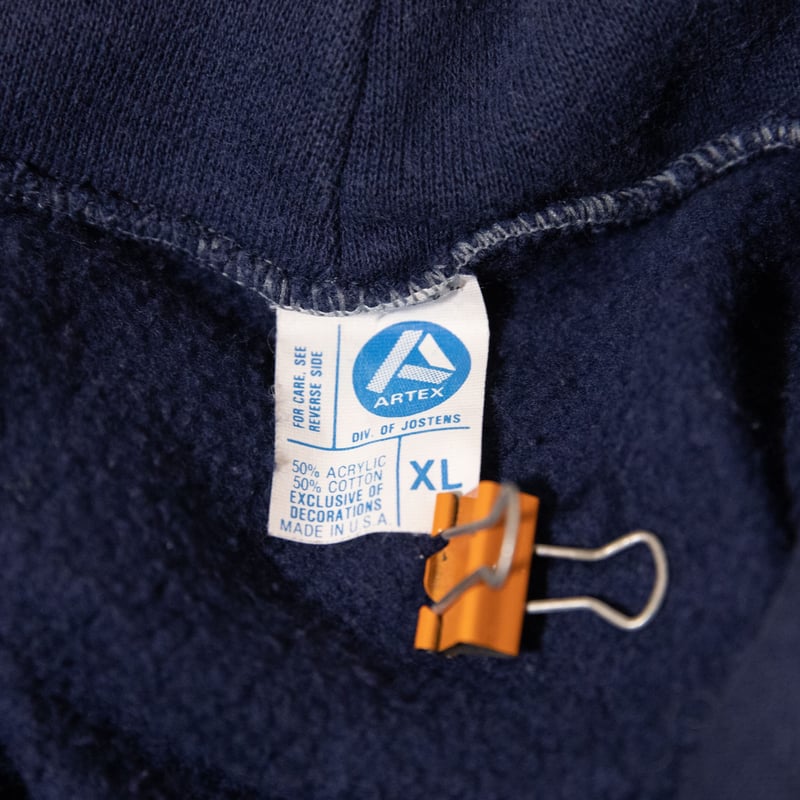 70s 80s ARTEX ヤンキース パーカー USA製 XL 紺 ネイビー 70~80's 