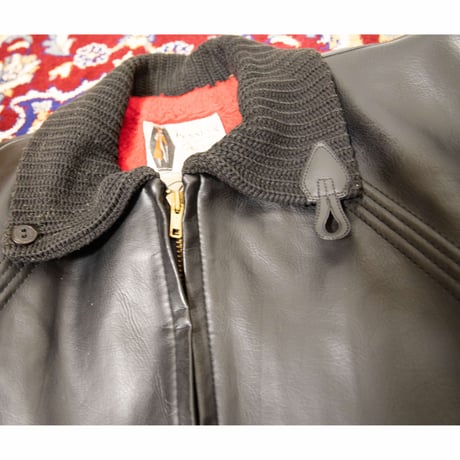 50~60's "Doe Lon PENNY'S" Leather Car Coat