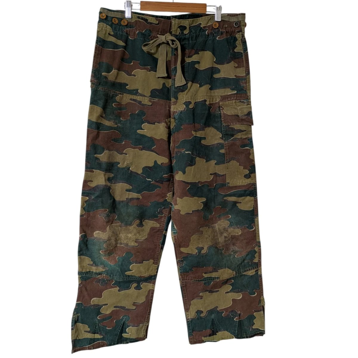 50s~60s Belgian Army Camouflage Cargo Pants | 佐