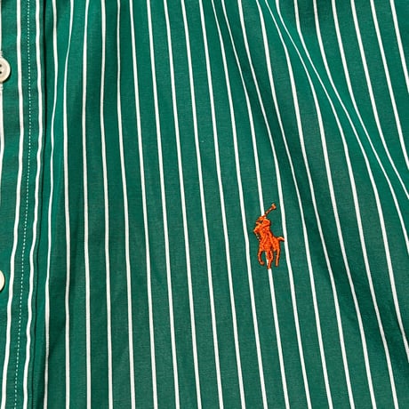 "Ralph Lauren” Stripe Button Down Shirt XL