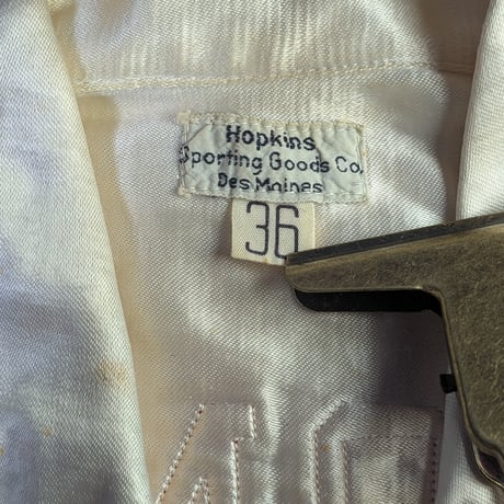 40's Hopkins Rayon Satin Baseball Shirt