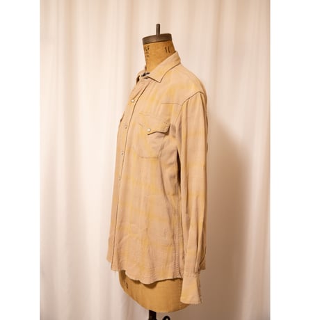 50~60's "Unknown" Rayon Shirt
