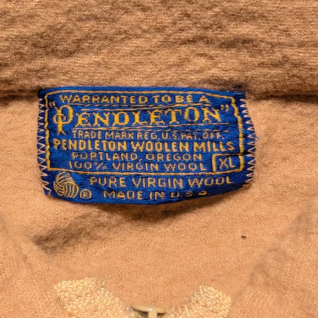 60s PENDLETON Virgin Wool Pullover Shirt