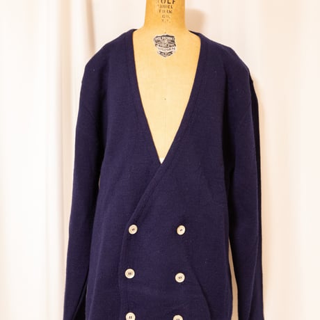 70's~"Brentwood" Double Knit Cardigan