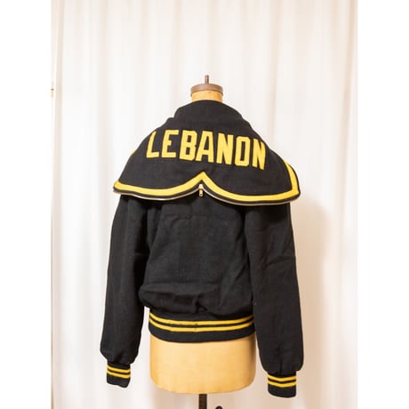 50~60's "Unknown" Hooded Stadium Jumper