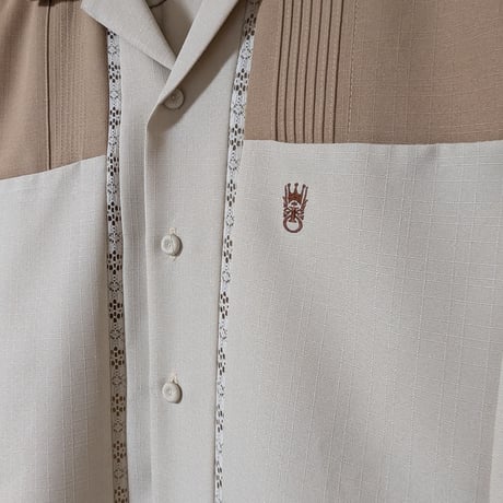 80's~90s IOLANI Executive Guayabera Style Shirt