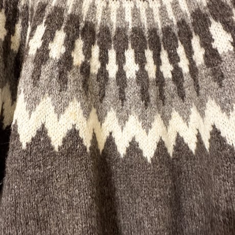 90's "LANDS' END" Nordic Knit