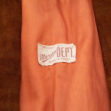 "MEXICAN DEPT" Suede Short Jacket