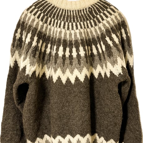 90's "LANDS' END" Nordic Knit