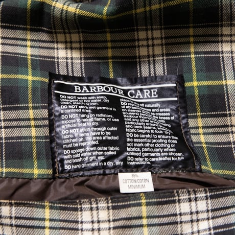 80's 2 warrant Vintage Barbour Game Fair 46in