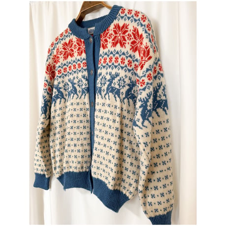 80's "Heide Knitwear" Knit Cardigan