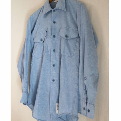 80s USAF "COAST GUARD" Chambray Shirt