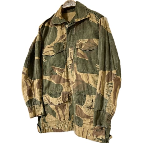 60~70's "Pakistan Armed Forces" Brush Stroke Pattern Smock