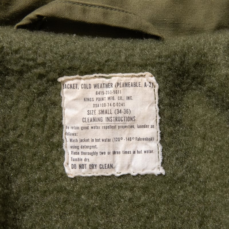 70's US Navy A-2 Deck Jacket | 佐々木洋品堂