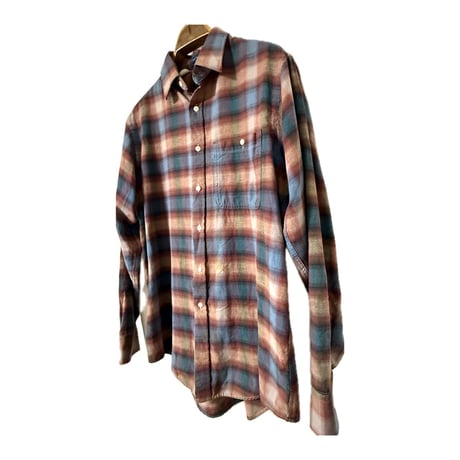 80's "TOWN CRAFT" Ombre Check Shirt