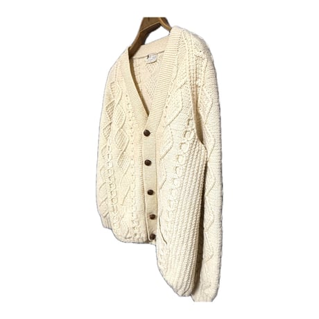 60's~ "CARbERY" Hand Knit Cardigan
