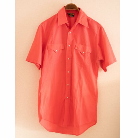 80's "HOLT" Western Short Sleeve Shirt