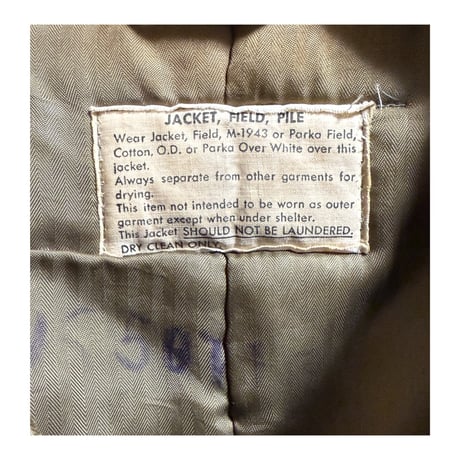 40’s “U.S. Army” M-1943 Jacket Field Pile