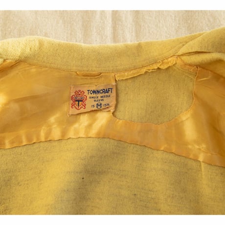 40~50's "TOWN CRAFT" Wool Long Sleeve Shrit