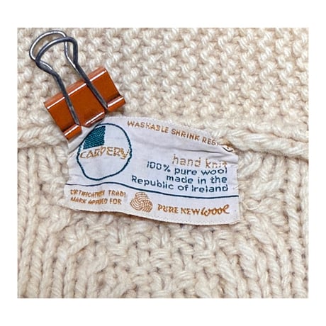 60's~ "CARbERY" Hand Knit Cardigan