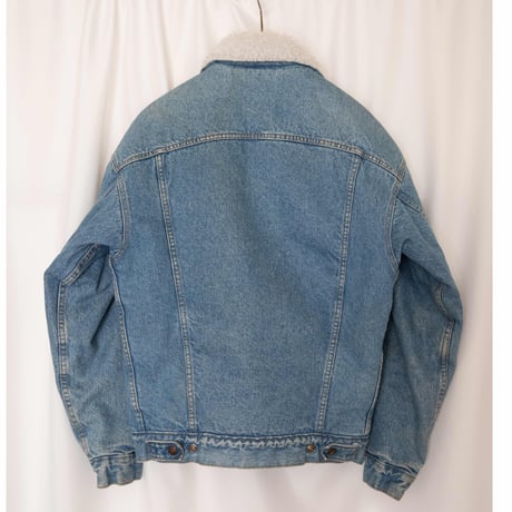 80's "LEVI'S" 70609 Denim Boa Jacket